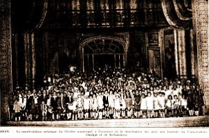 1529- Oran - Theatre municipal - Manifestation artistique